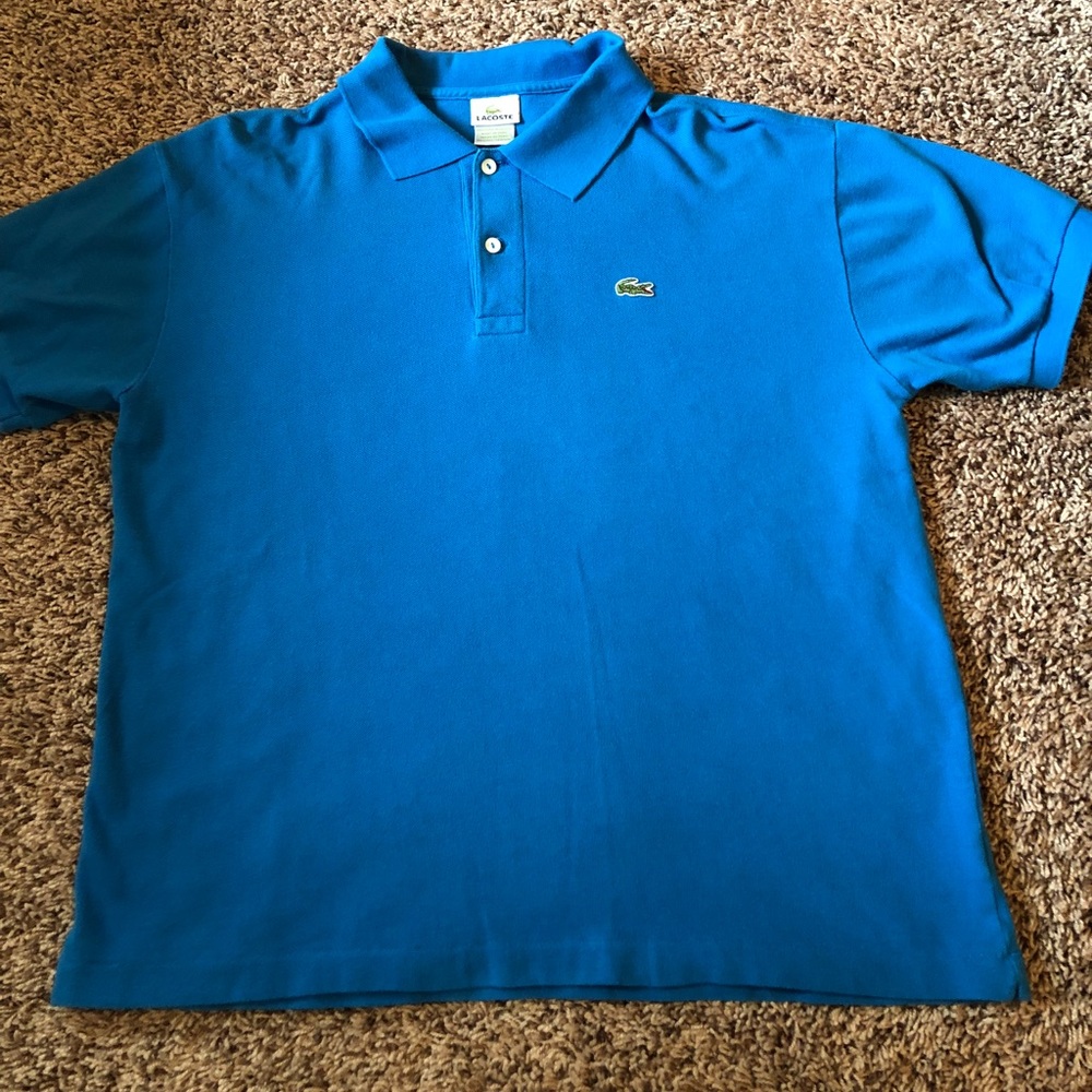 Royal Blue Men’s Lacoste polo